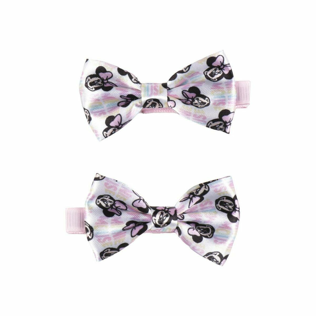 Elastici per Capelli Disney Rosa Minnie Mouse Fiocco Set
